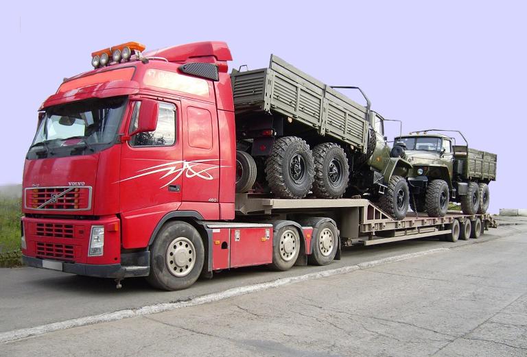 Отправка грузовика  из Лоухов в Москву